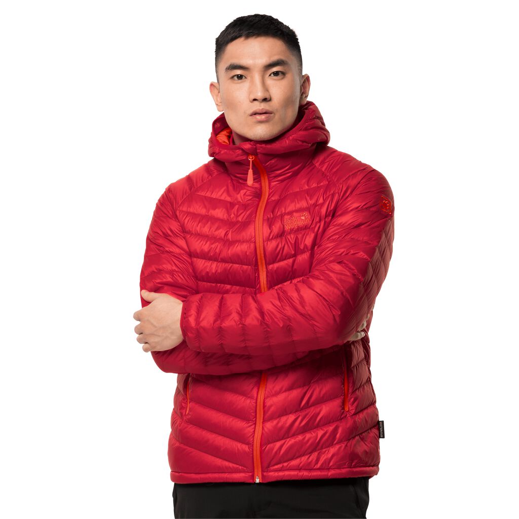 Jack Wolfskin ATMOSPHERE insulated jacket ανδρικα κοκκινα | GR1722768